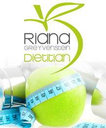 Riana Greyvenstein is a registered dietitian consulting in Port Elizabeth, South Africa.